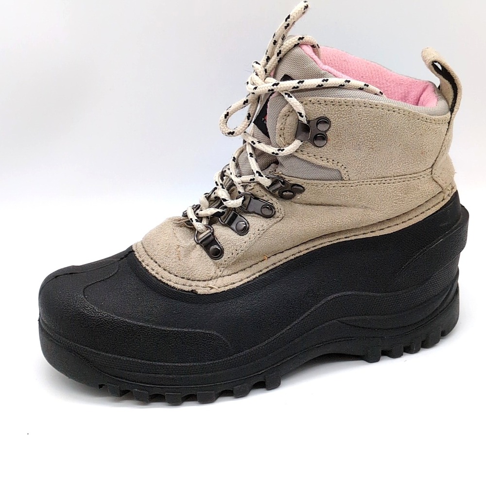 Itasca Shoes Womens Granite Peak Beige 7 Winter Boots Thinsulate Hiking Ankle